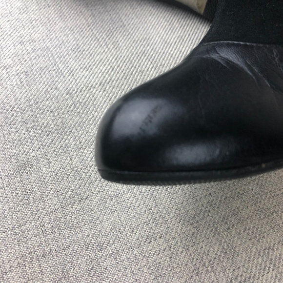 Miu Miu Leather and Suede Sock Boots - Picture 6 of 8